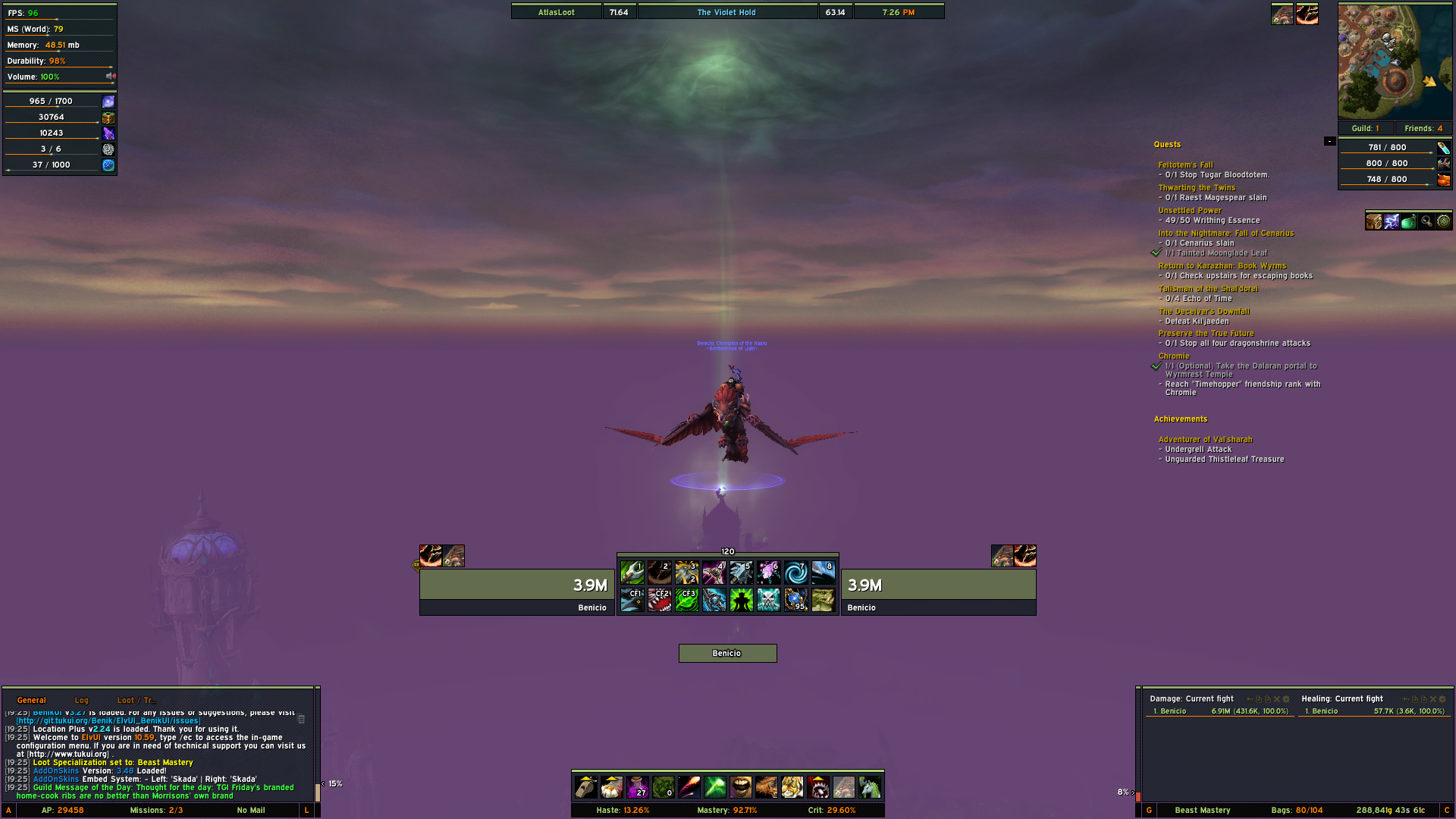 ElvUI PTR Fix ThanksHands