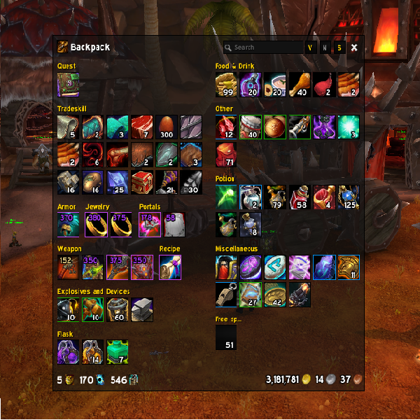 ElvUI AdiBags