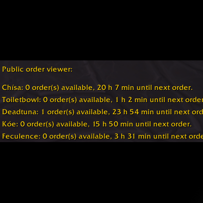PublicOrderViewer