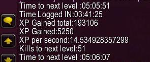 XP Timer and Gold Tracker (version 2)