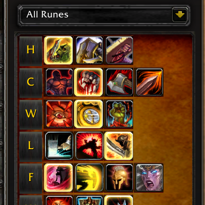 Simplified Rune Frame