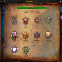 Archaeology Stats Button