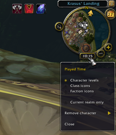 "Broker_PlayedTime" option menu