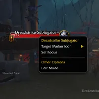 Nameplate Context Menu