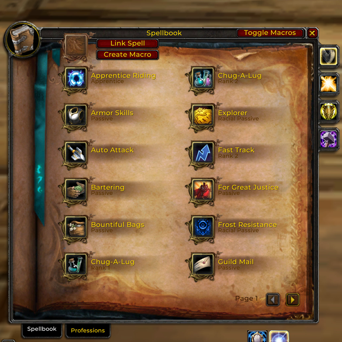 Cata Link Spells