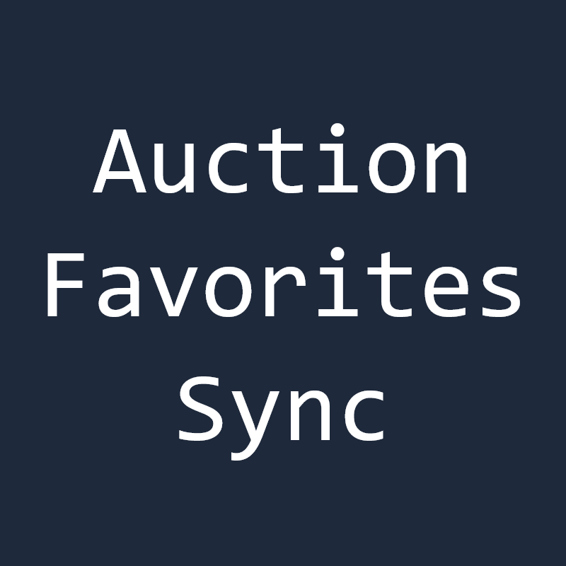 Auction Favorites Sync