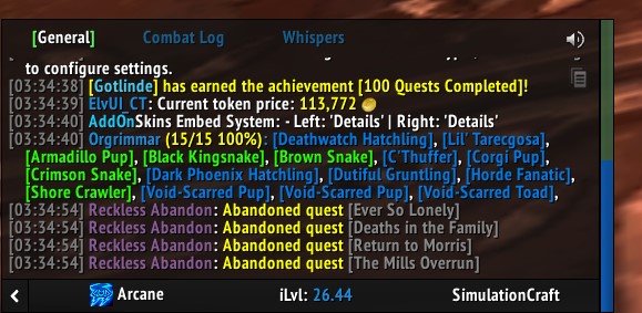 Outputs list of abandoned quests