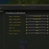 Class Resource Bar Switch