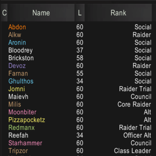 RosterFilter
