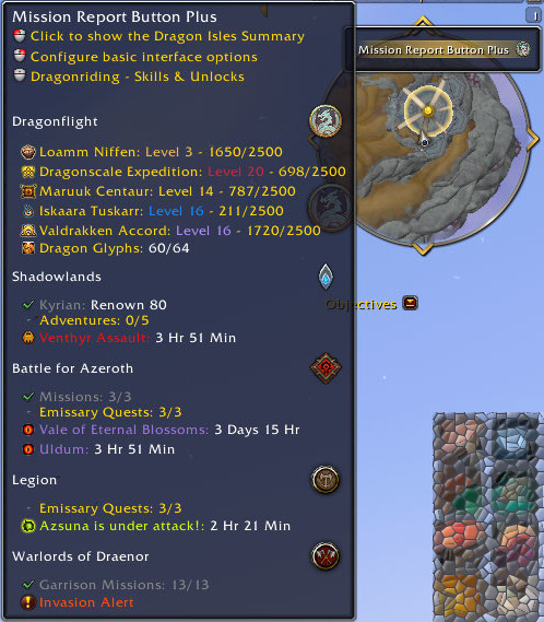 An example of the Addon Compartment + tooltip