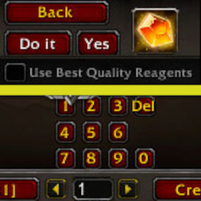 My Crafting Buttons