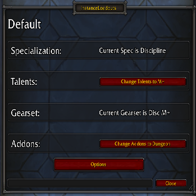 Instance Loadouts