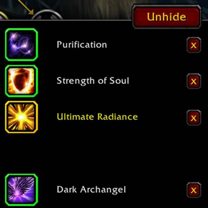 PVP Talent Hider