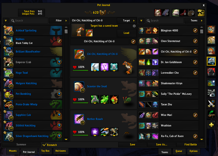 Rematch ElvUI Skin