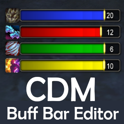 Cooldown Manager Buff Bar Editor