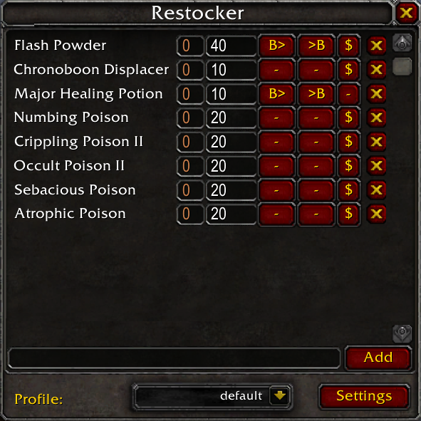 Restocker Classic SOD