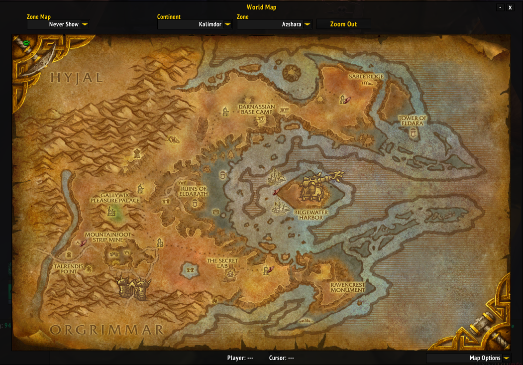 ElvUI Fog of War