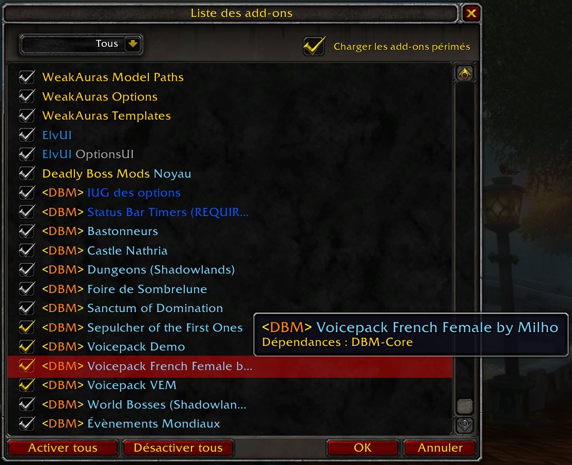 Step1: Activate addon