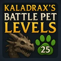 Kaladrax's Battle Pet Levels