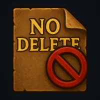 No Delete