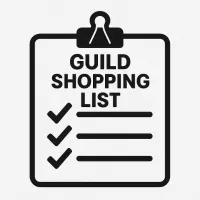 Guild Shopping List