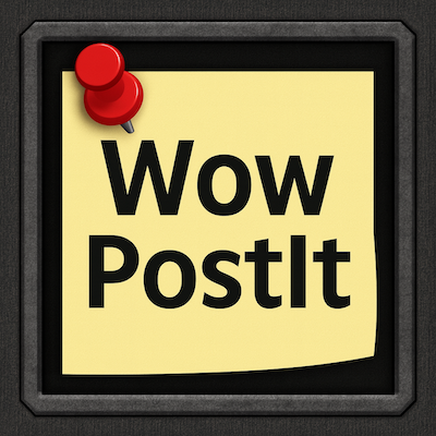 WoW PostIt
