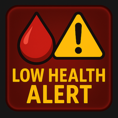 Low Health Alert