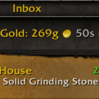 Gold mail counter