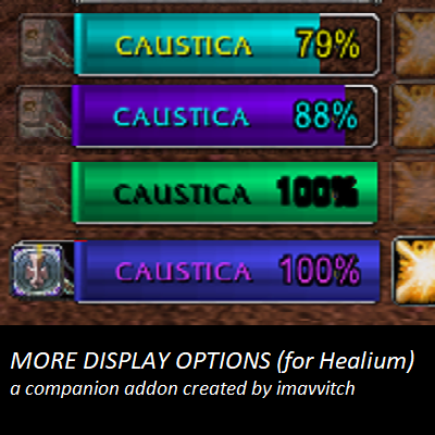 More Display Options (for Healium)