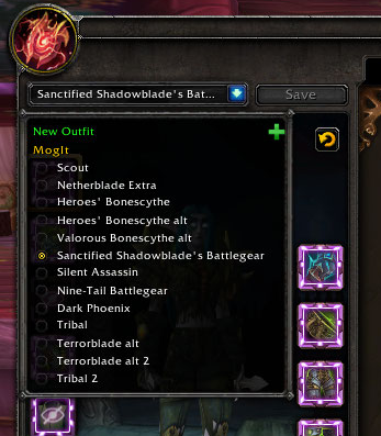 MogIt: SetTransmog