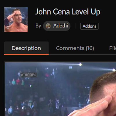 John Cena Level Up (Reduced Frequency)