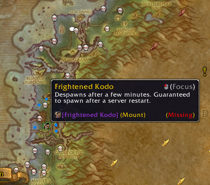 Frightened Kodo