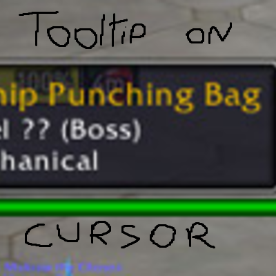 Tooltip on Cursor