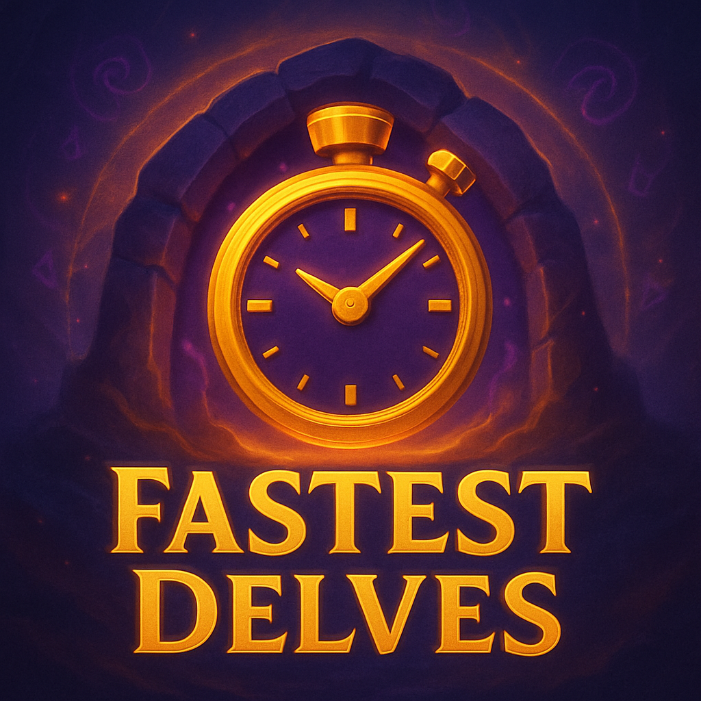 Fastest Delves Today - WoW Delves & Vault Tracker