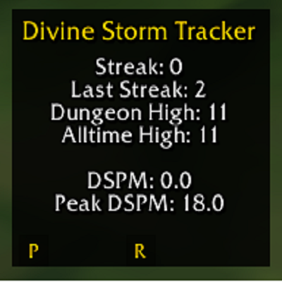 Divine Storm Tracker
