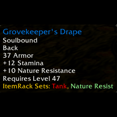 ItemRack Sets Tooltip