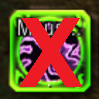 Hide Green Glow