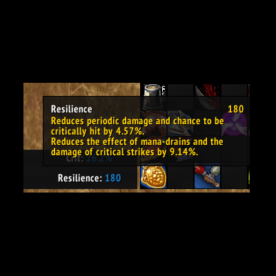 ElvUI DataText Resilience