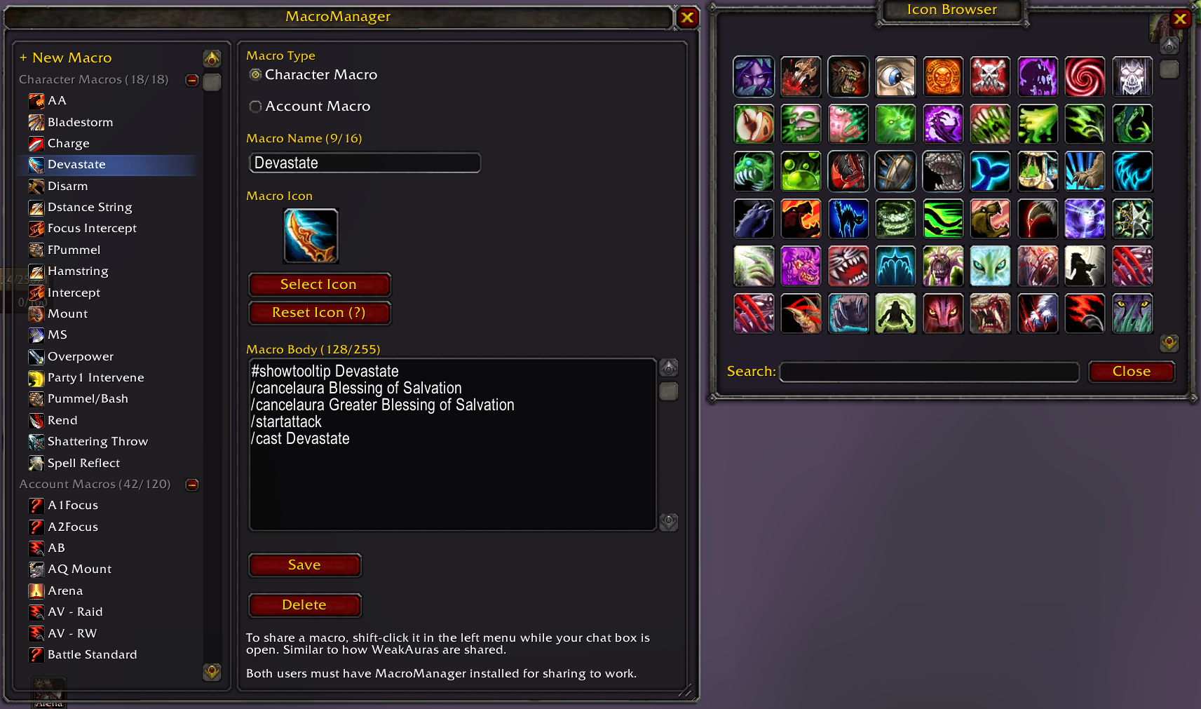 MacroManager UI