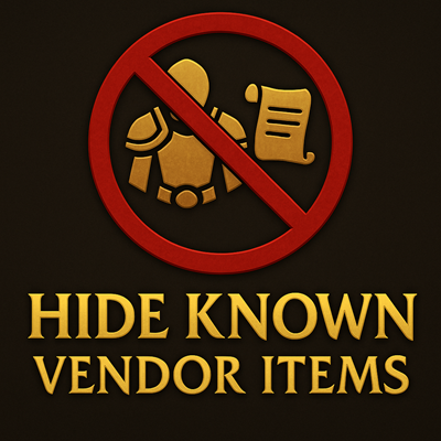 Hide Known Vendor Items