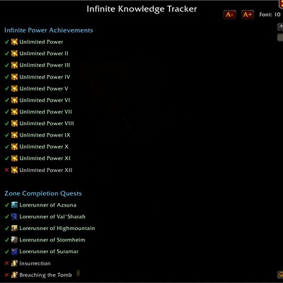 Infinite Knowledge Tracker