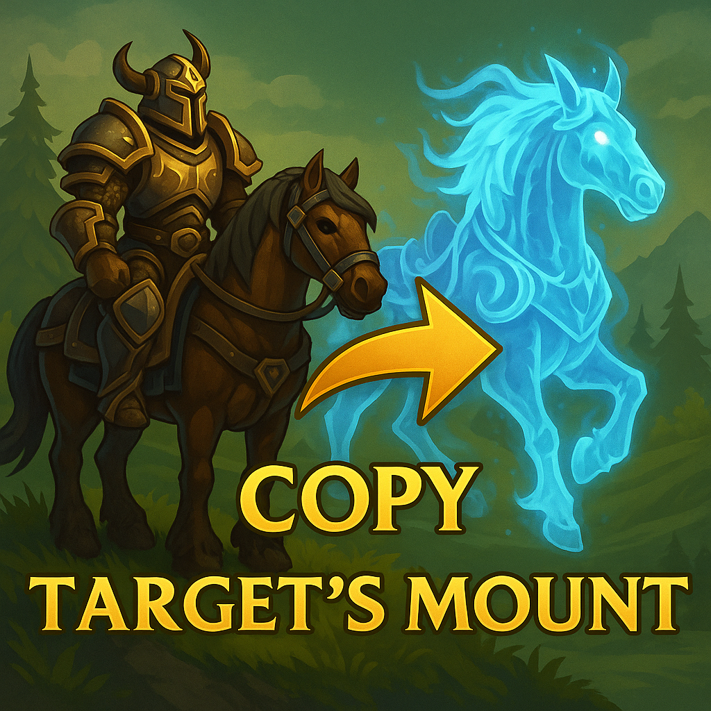 Copy Target’s Mount – One Click Mount Copy