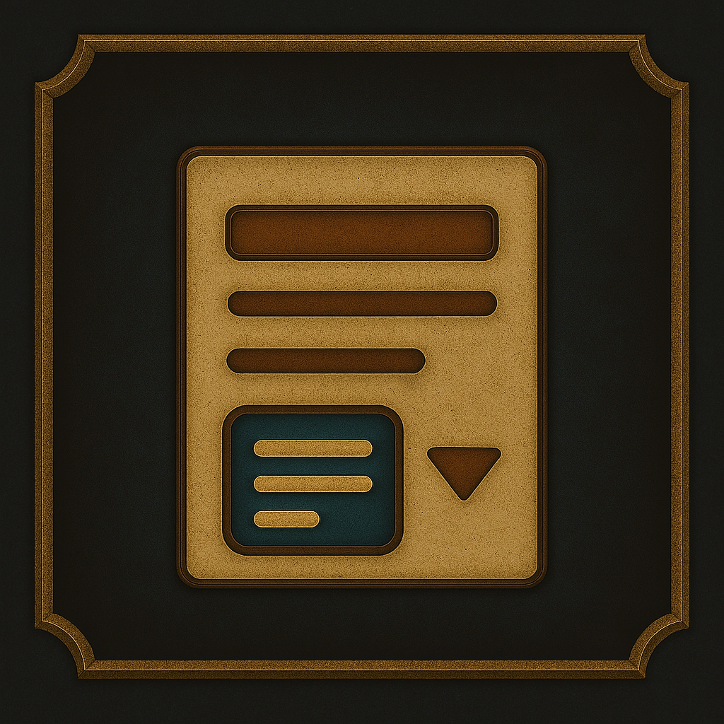 Krowi's Menu