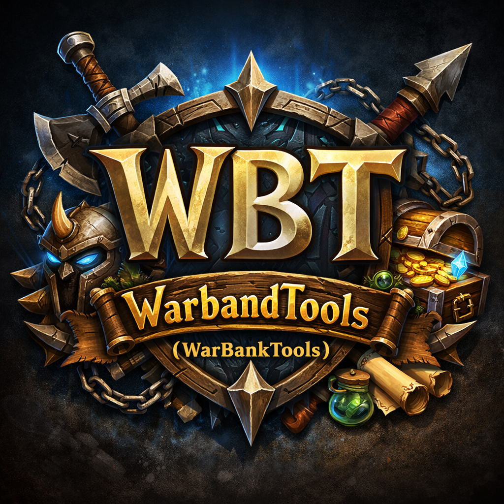 WBT - WarbandTools (WarBankTools)