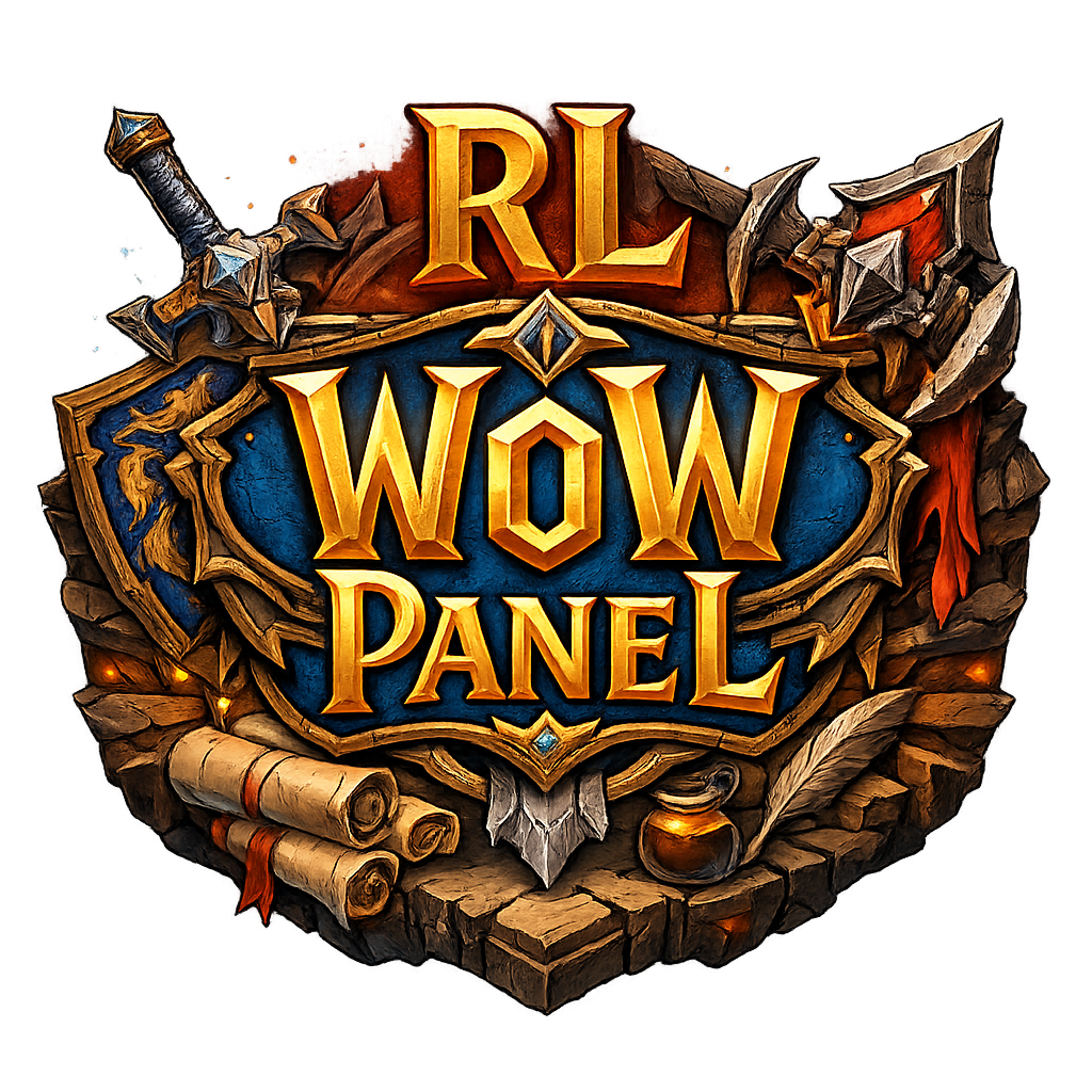 RL WoW Panel