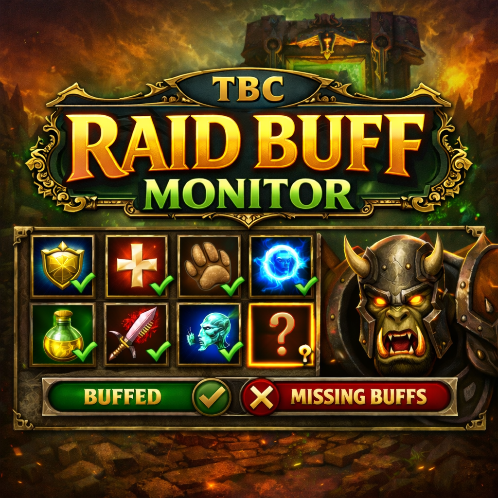 RaidTracker – Buff Monitor