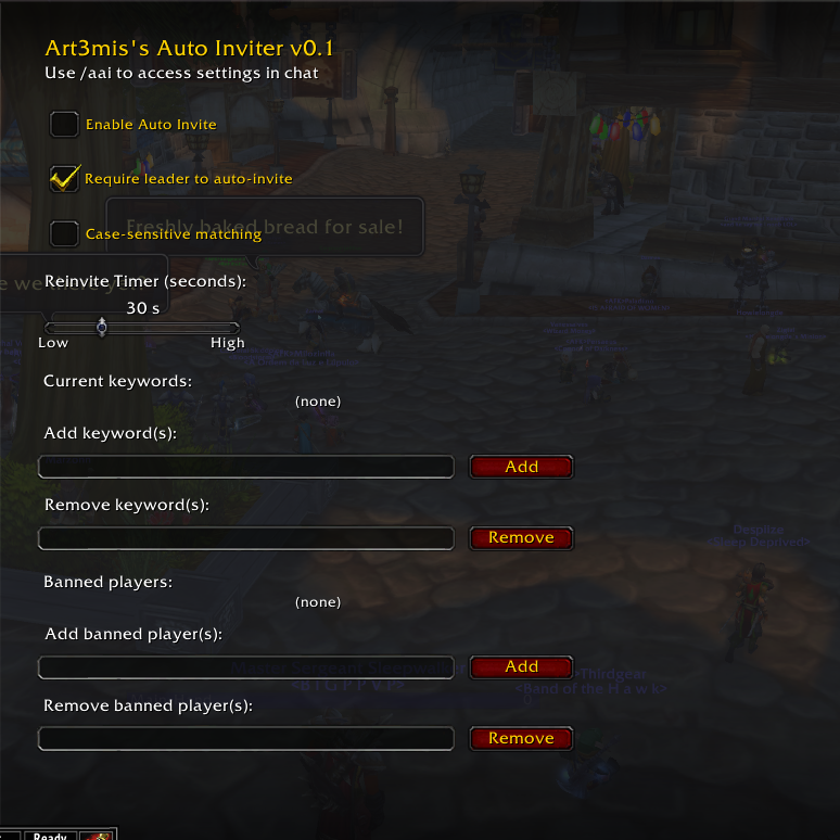 Art3mis's Auto Inviter