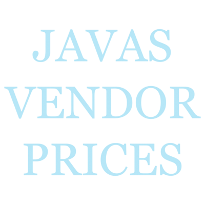 Javas Vendor Prices