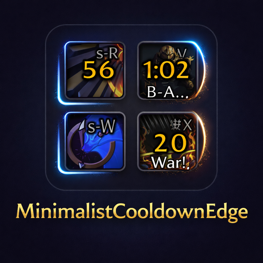 MiniCE - Cooldown Text & Edge Styler