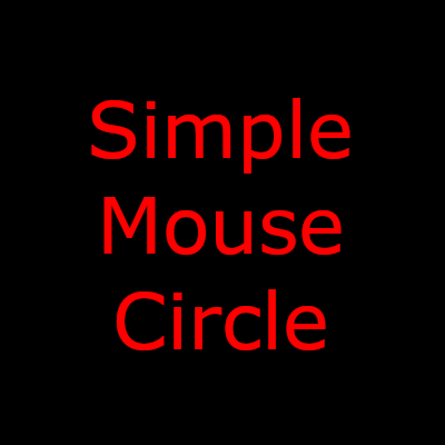 Simple Mouse Circle